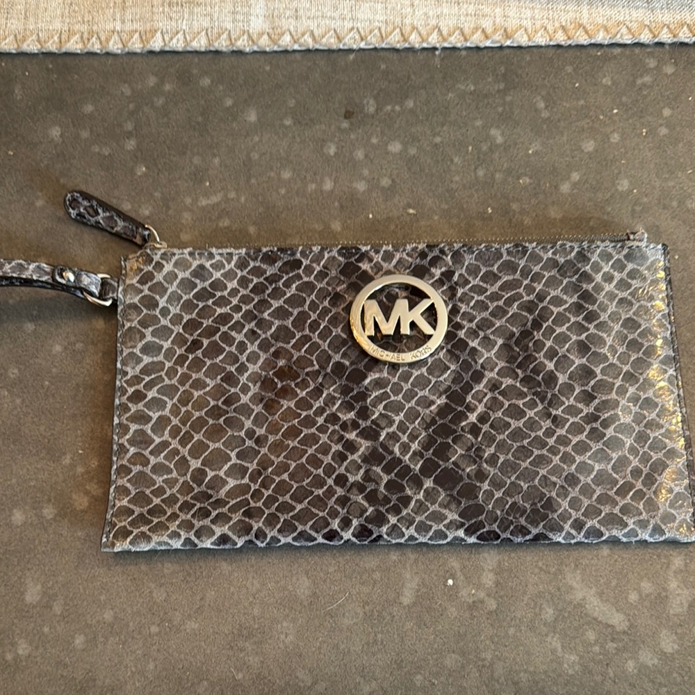 Michael Kors Snake Print Wristlet BNWOT